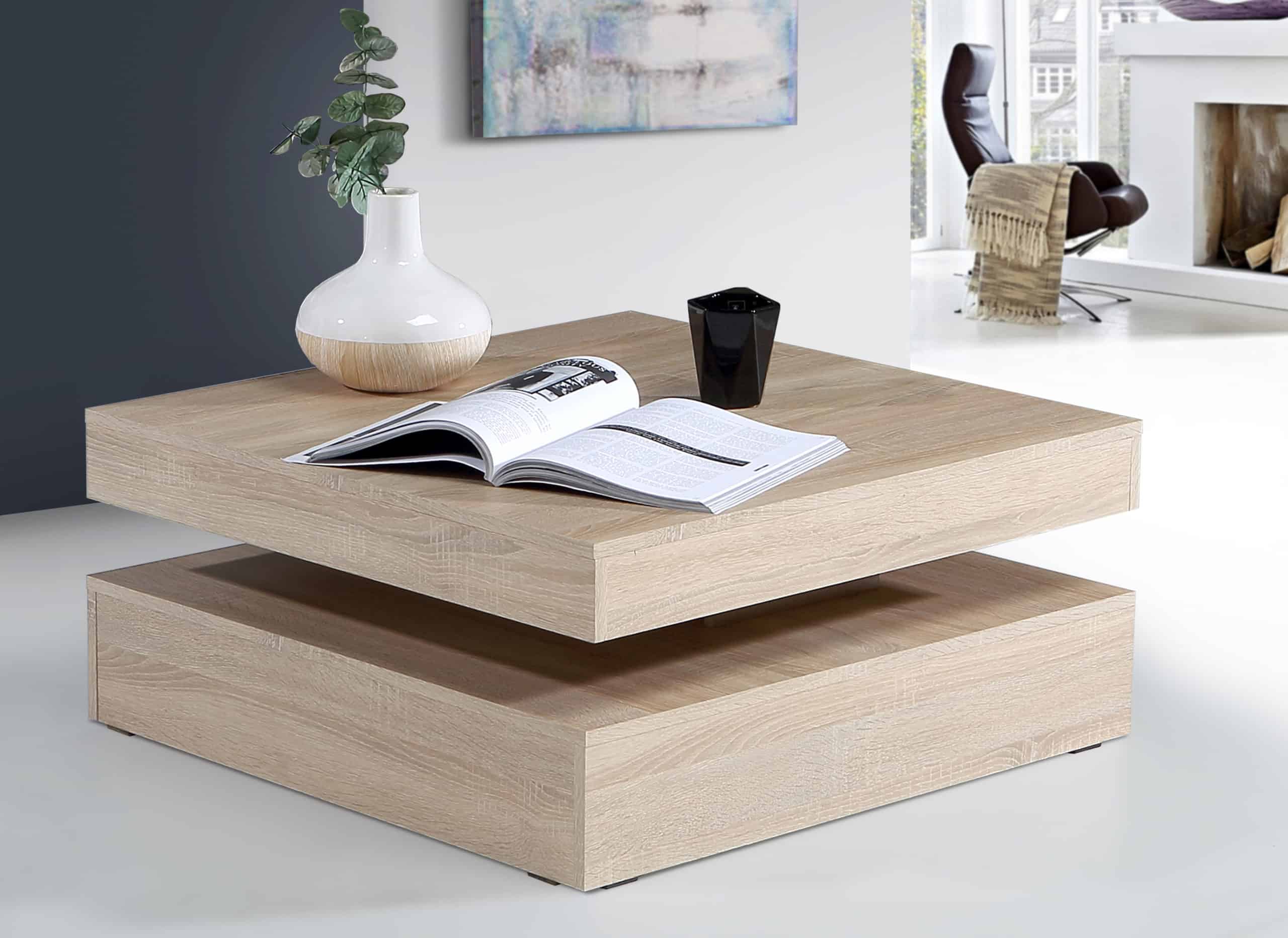 Konferenční stolek COFFEE TABLE, dub sonoma