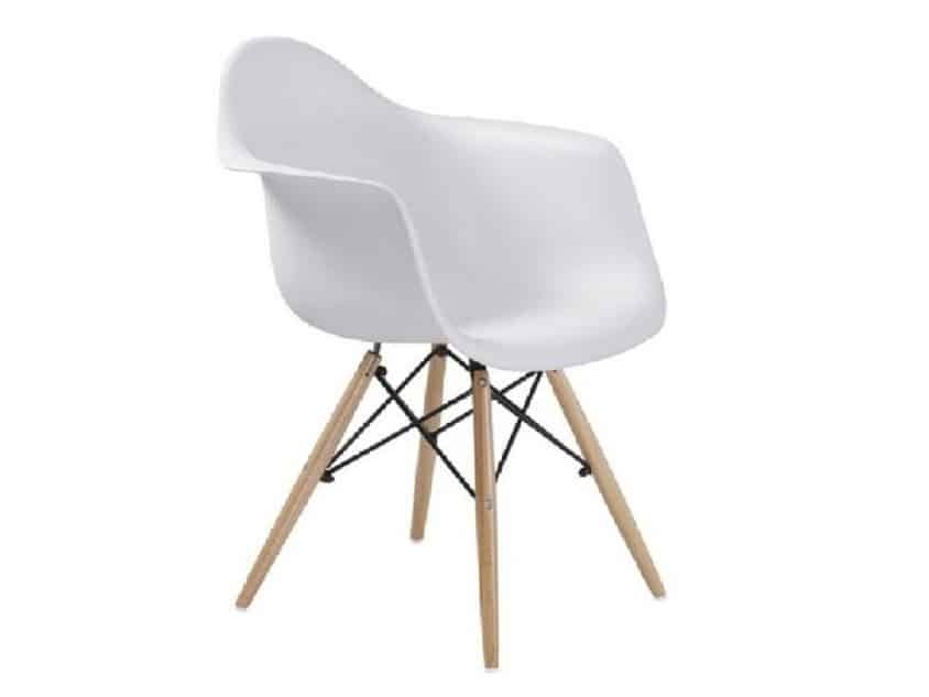 DAMEN NEW KRESLO E-87 PP BIELA + BUK