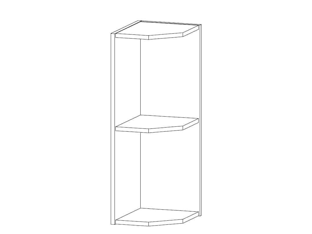 PROWANSJA horní regál G25PZ, bílá