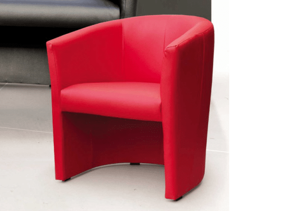 Křeslo CUBE, červená