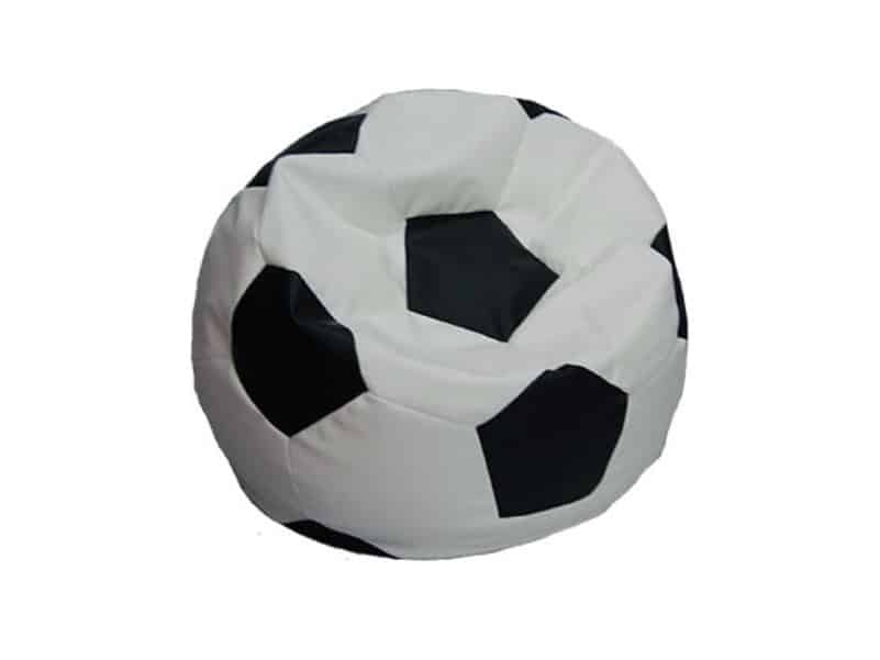 BOBEK sedací vak, bílá/černá