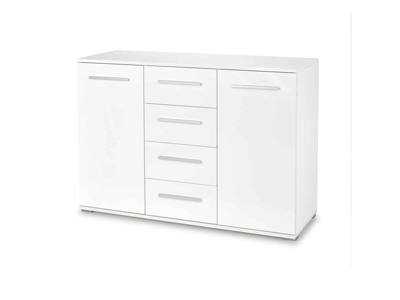 Komoda LIMA KM-4, bílá