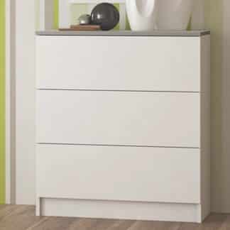 VISTA komoda 3S, bílá