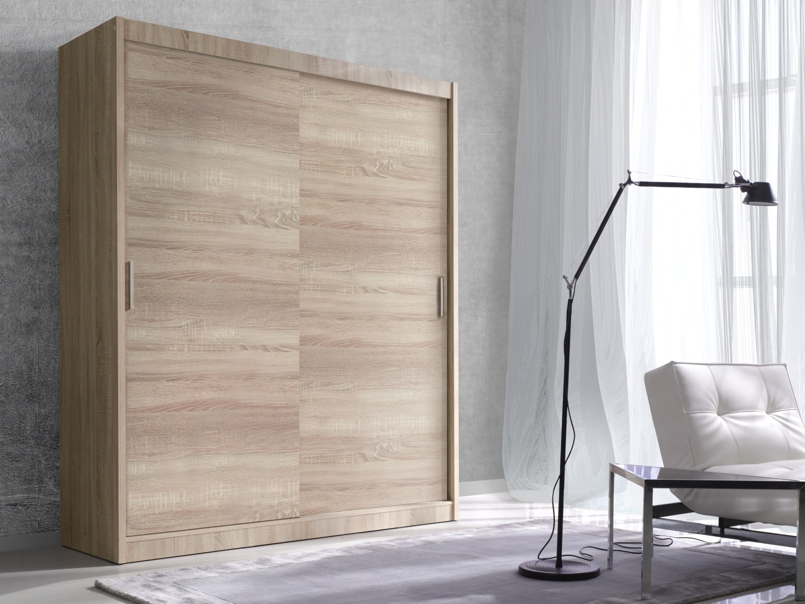 ALFA šatní skříň 150 TYP 66, dub sonoma světlý