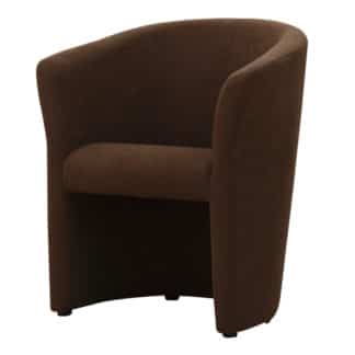 Křeslo CUBA, hnědá látka