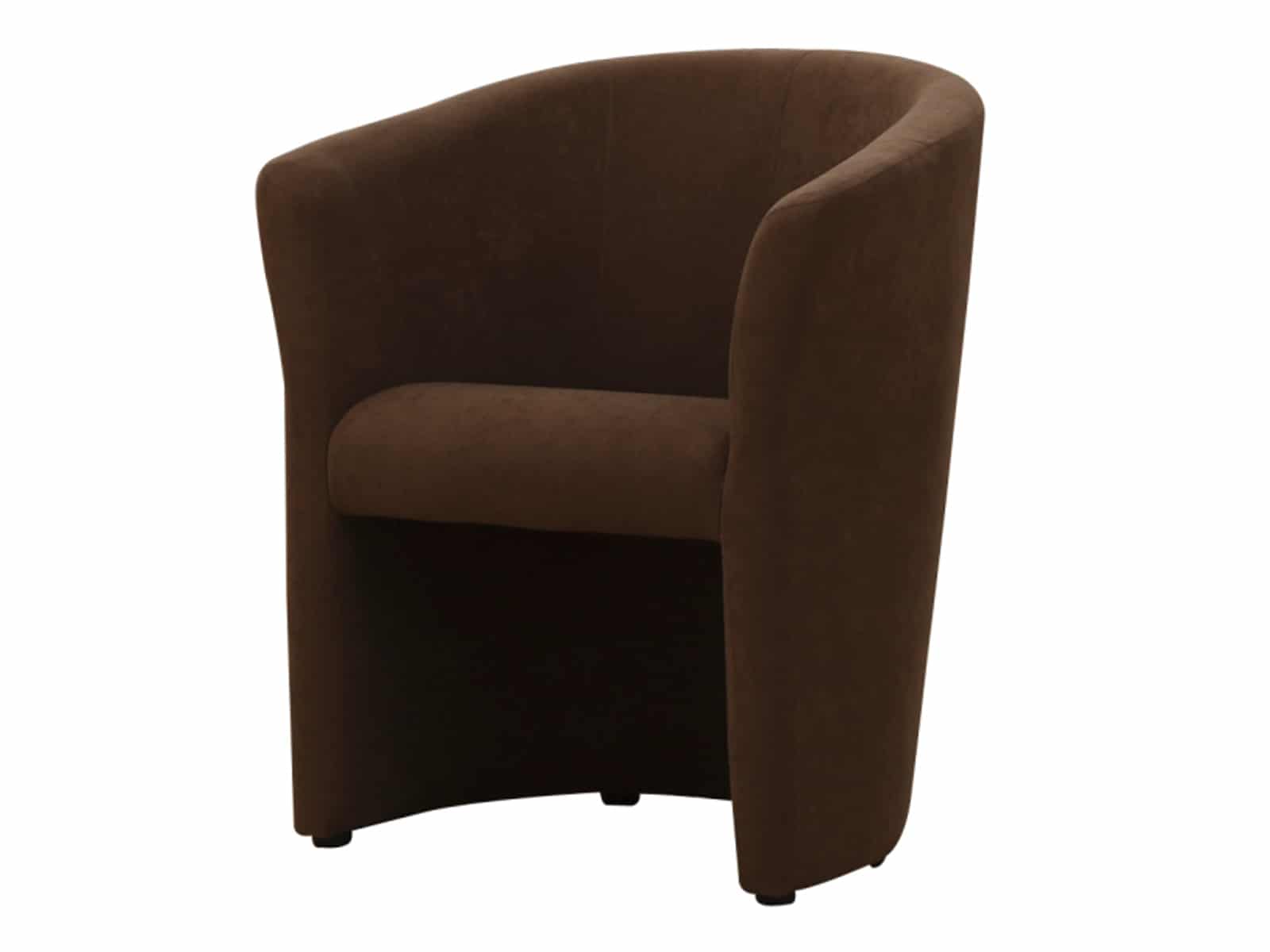 Křeslo CUBA, hnědá látka