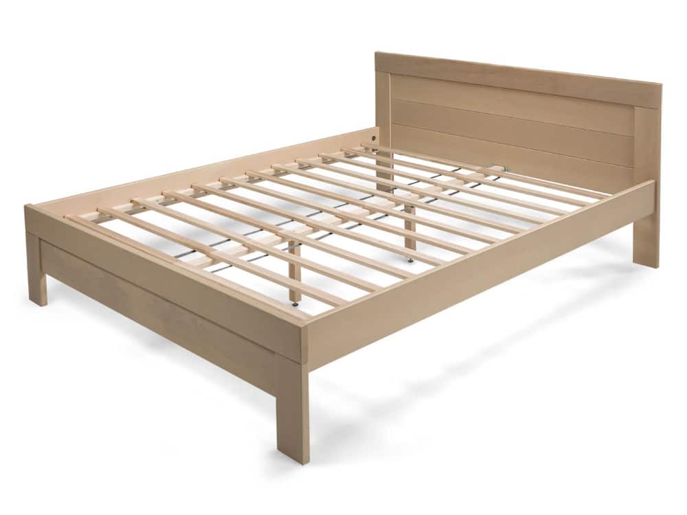 Postel WOODY CLASSIC 140x200 bez roštu, masiv buk/dub