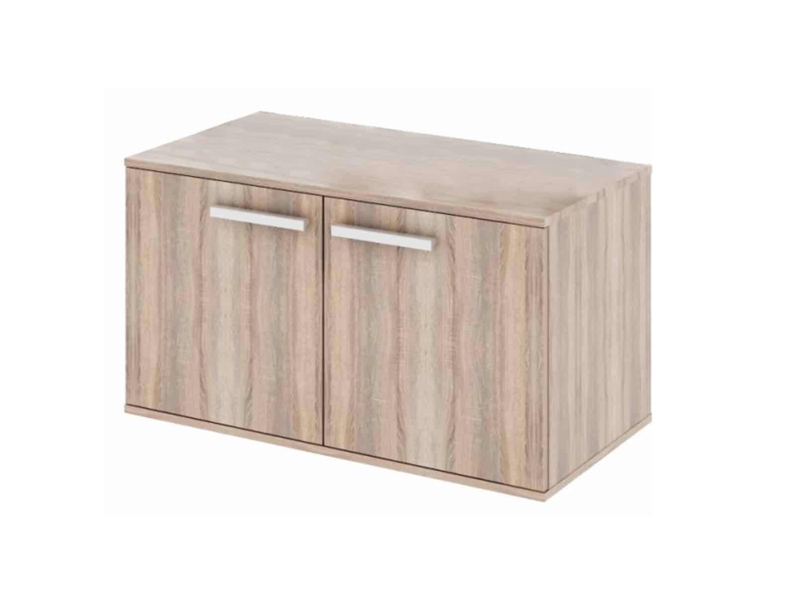 Skříňka nízká 2-dveřová DUNAJ 7, dub sonoma