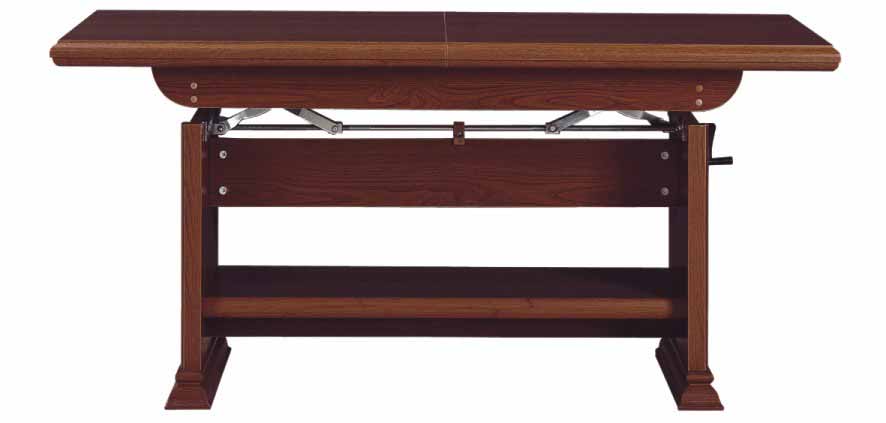 KENT, konferenční stolek ELAST 130/170, kaštan