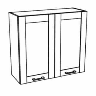 JAMAJKA horní skříňka G80, korpus dub wotan, dvířka dub wotan