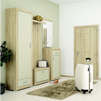 CUBUS, předsíňová stěna, dub sonoma/champagne