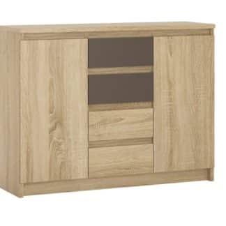 Komoda ARMADIO A1-2D4S, dub sonoma/lava