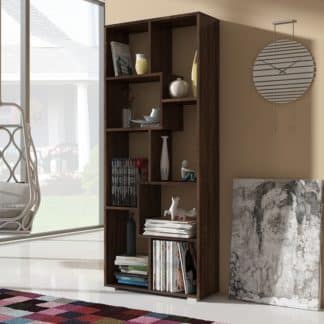 Regál DOMINO, dub sonoma tmavá