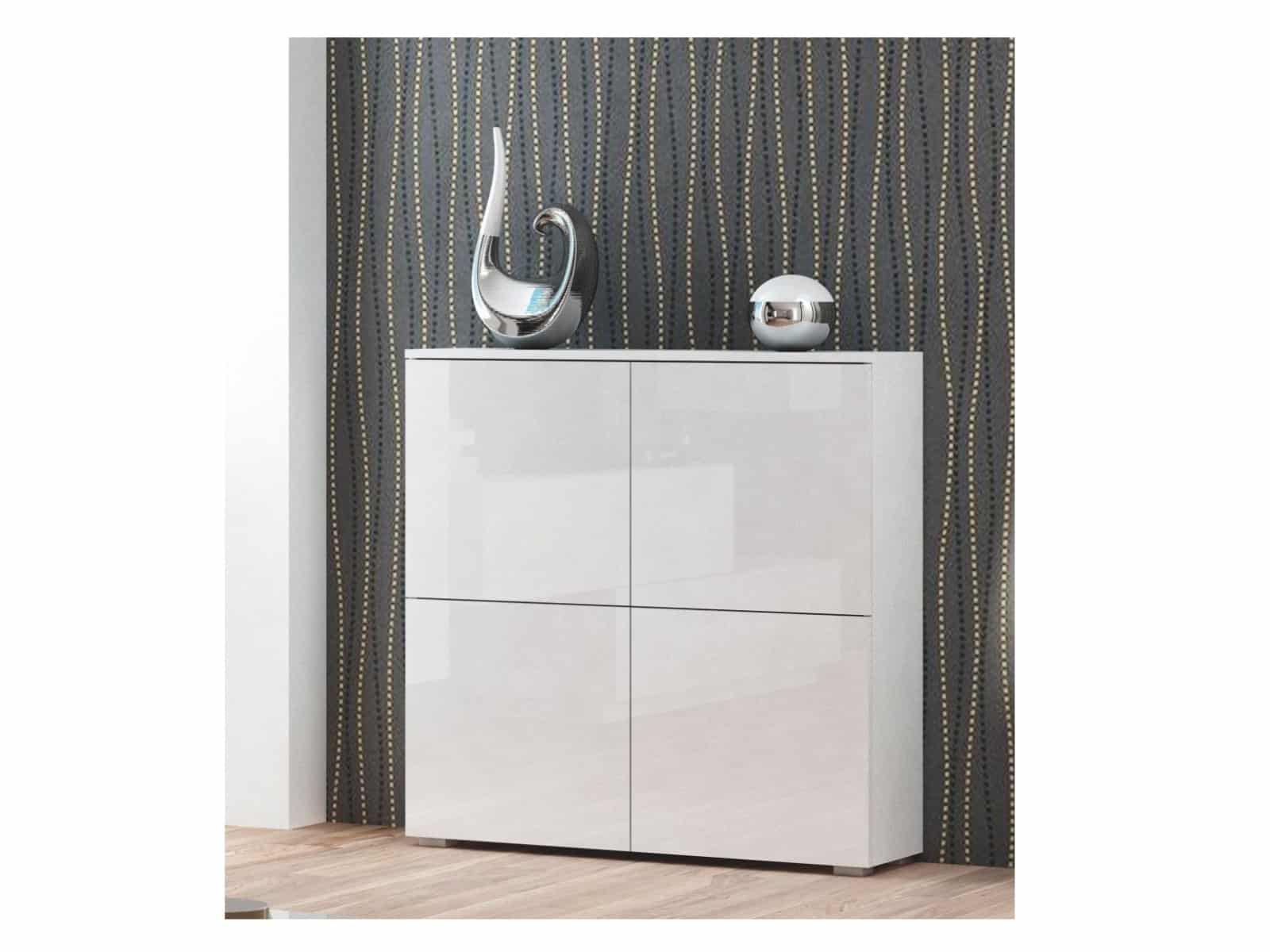 LIVO KM-100 komoda stojící, bílá