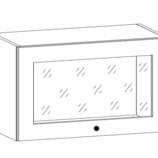 PROWANSJA horní vitrína G60KSN, borovice andersen