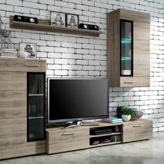 Obývací stěna TANGO, san remo tmavé