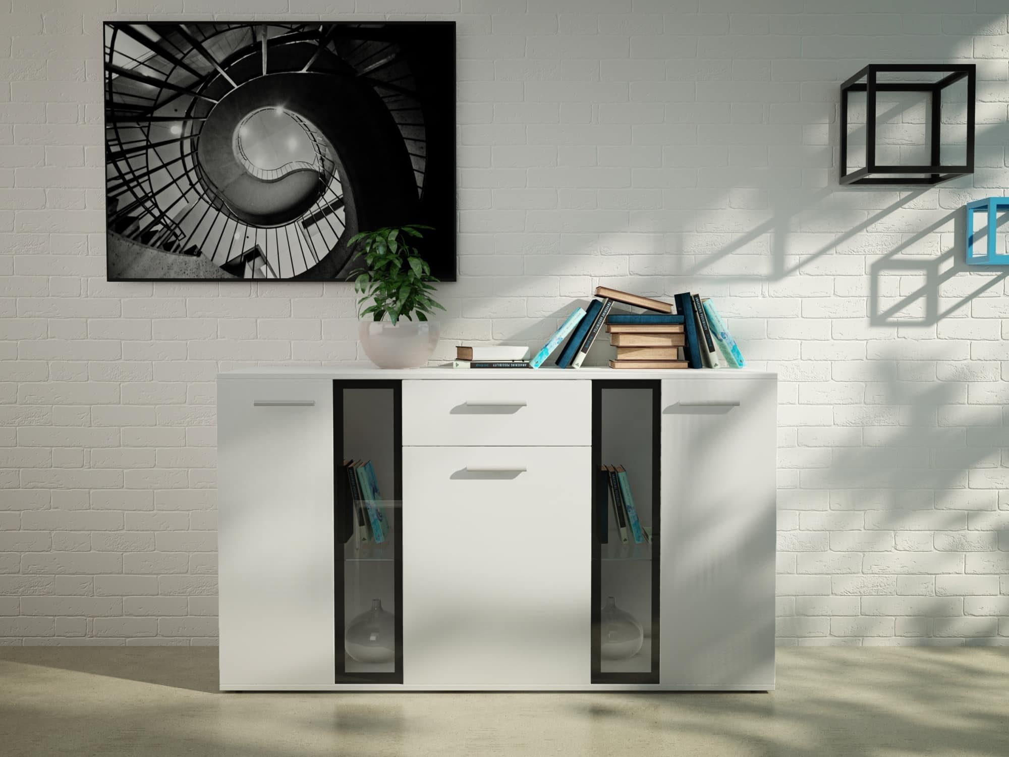 Komoda SALSA, bílá