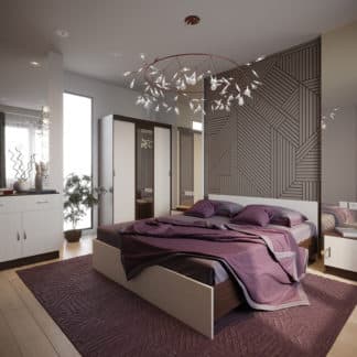 Ložnice BAZIA 1, belfort/wenge