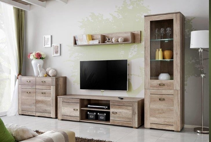 MONTANA, obývací stěna, dub monument