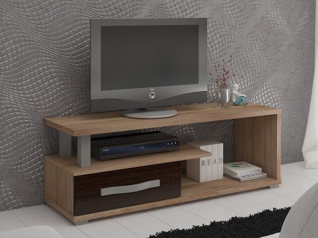 ANGEL TV stolek 1D, dub sonoma/dub sonoma tmavý