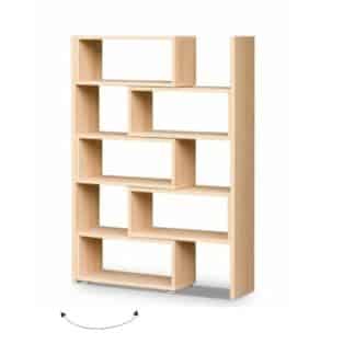 KLOE II regál rozkládací, dub sonoma