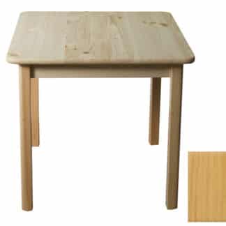 Stůl 60 x 60 cm nr.2, masiv borovice/moření olše