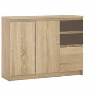 Komoda ARMADIO A1-3D2S, dub sonoma/lava