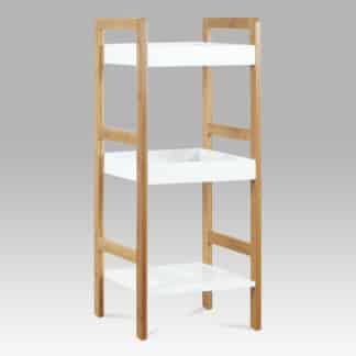 Regál DR-013-3, 3 police, lakovaný bambus a MDF