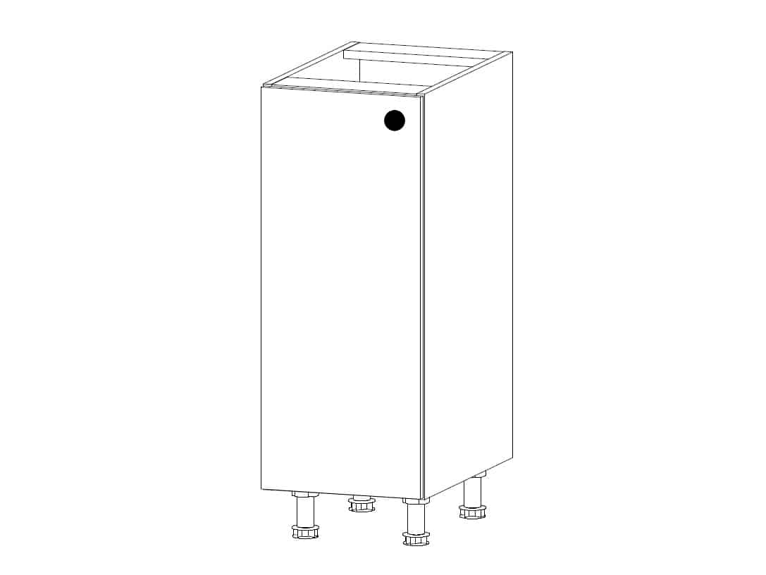 PROWANSJA dolní skříňka D30 levá, borovice andersen