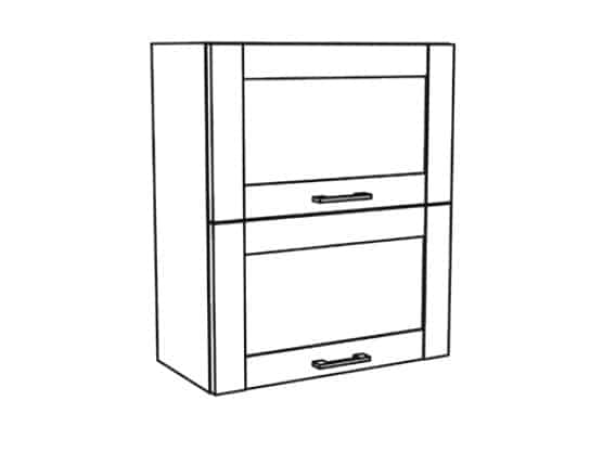 JAMAJKA horní skříňka G60W, korpus dub wotan, dvířka dub wotan