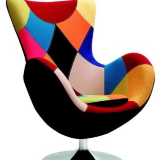 Čalouněné křeslo BUTTERFLY, patchwork