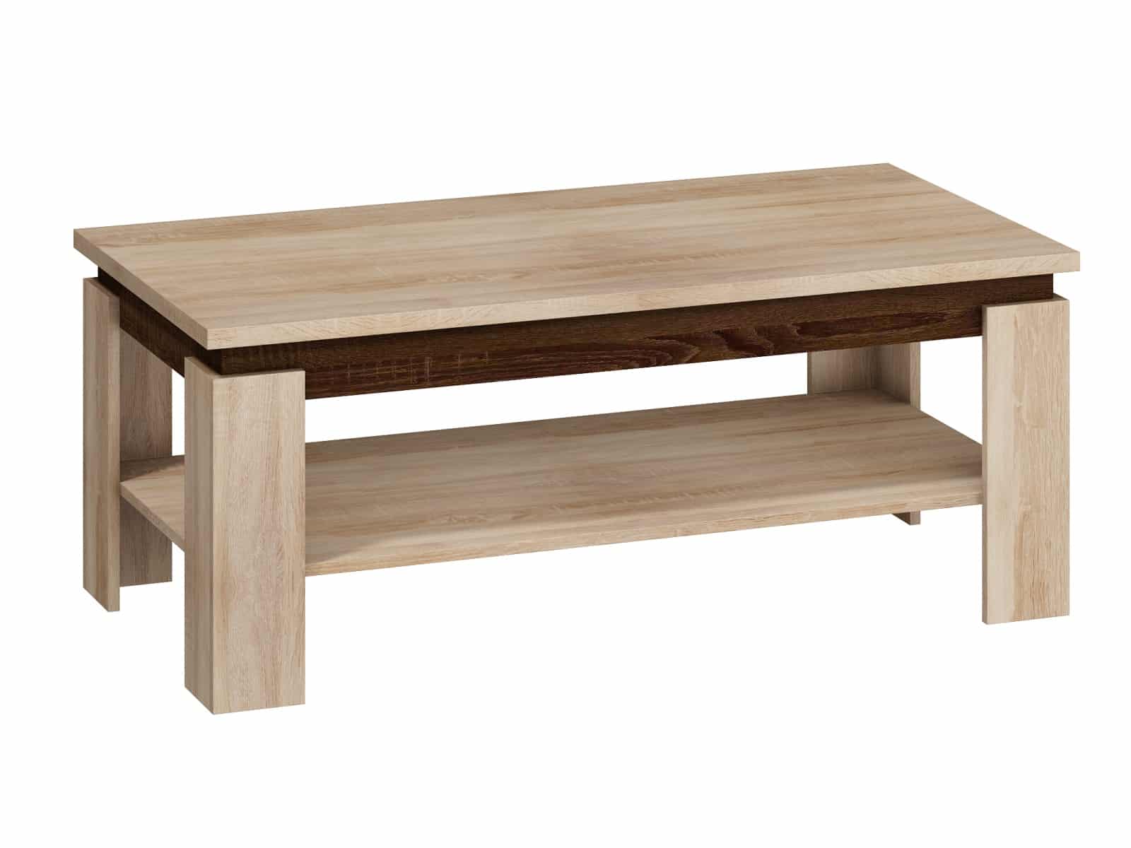 Konferenční stolek BETA, dub sonoma sv./tmavý