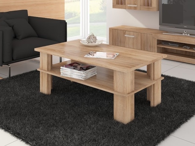 Konferenční stolek FUTURA 2, dub sonoma