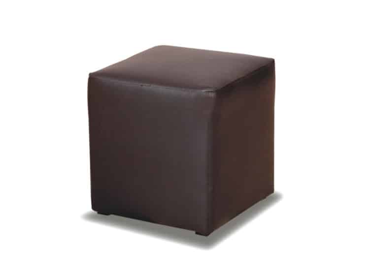 KUBIK taburet, černá