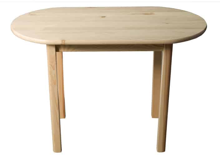 Stůl oválný 150x80 nr.4, masiv borovice, moření: ...