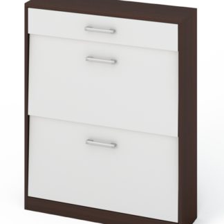 Botník 721R1, wenge/bílá