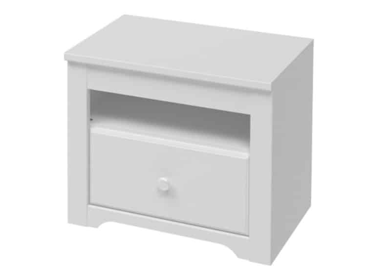 FOR YOU noční stolek typ 27, bílá arctic