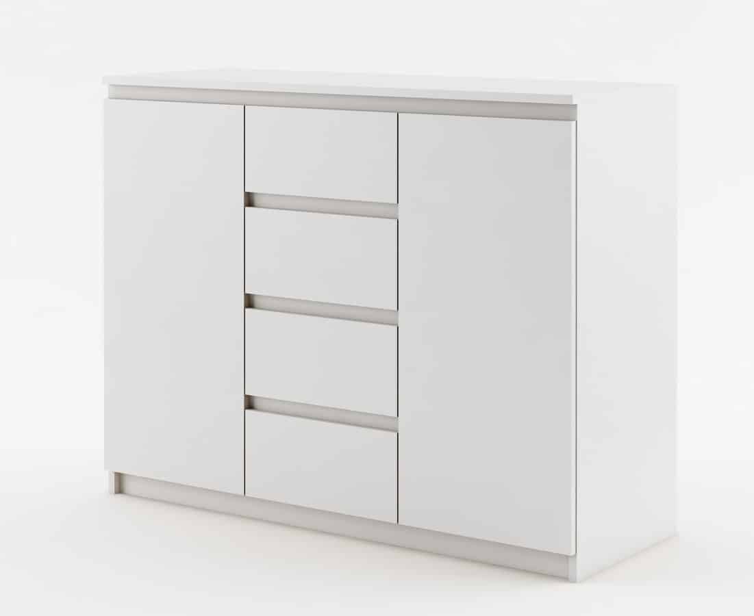 Komoda IDEA 2D4S, bílá