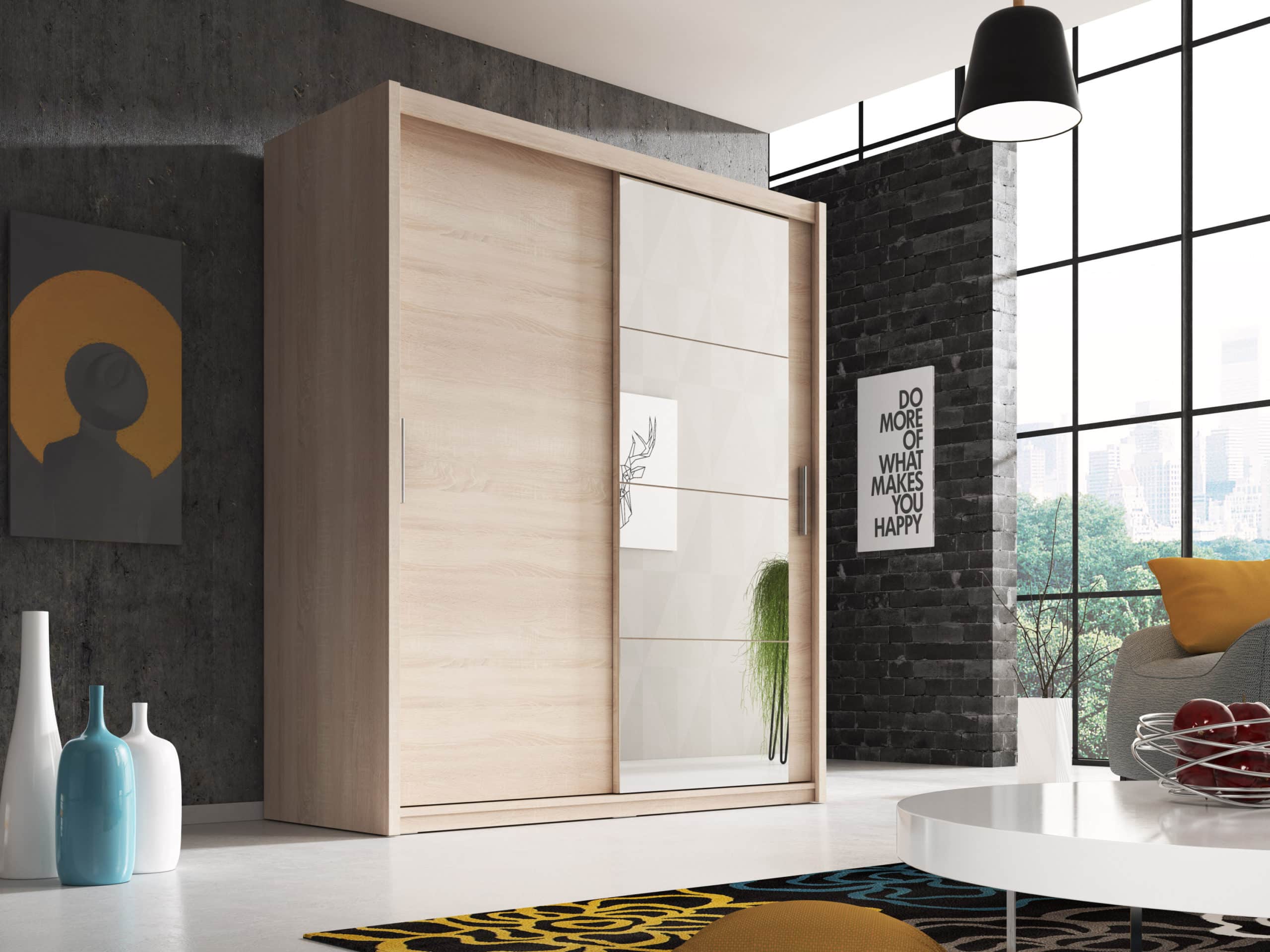 Skříň ARGOS 180, dub sonoma světlý