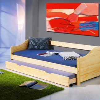 Postel LAURA, 90x200 cm,  masiv borovice