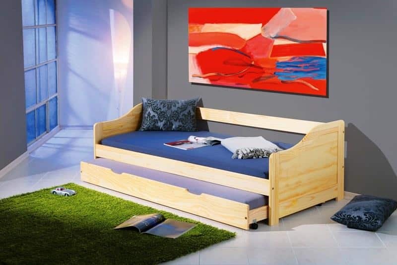 Postel LAURA, 90x200 cm,  masiv borovice