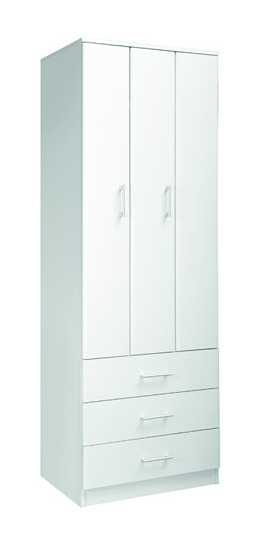 Skříň FORTUNA SOFT F75, bílá