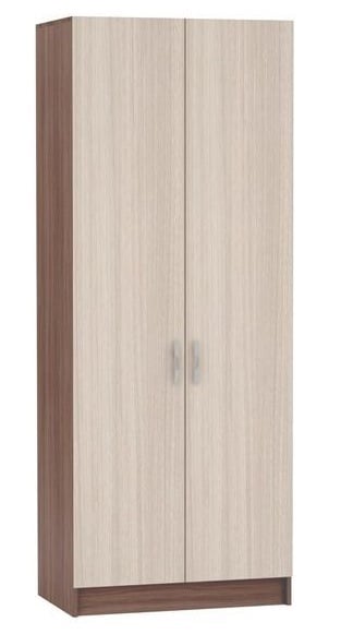 Šatní skříň BASIA 2D WK-552 sv./tm. jasan šimo