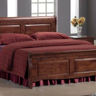 BOSTON, postel  140x200, masiv/třešeň antická