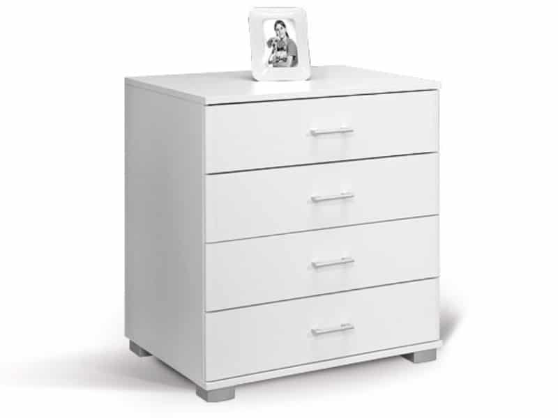 Komoda ROMA 4, bílá