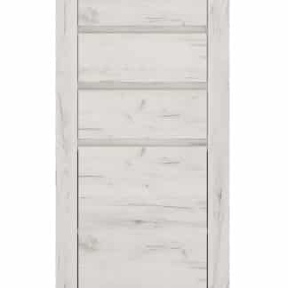 ANGEL, komoda 1D3S, dub bílý