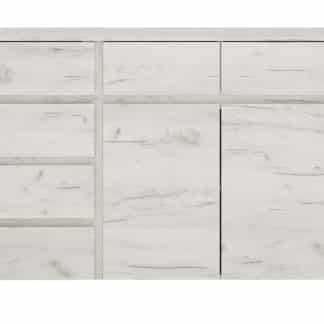 ANGEL, komoda 2D6S, dub bílý