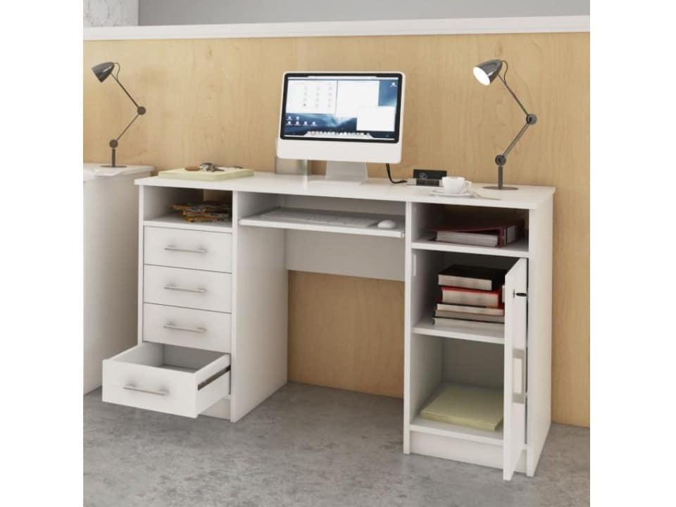 B9 psací stůl, bílá