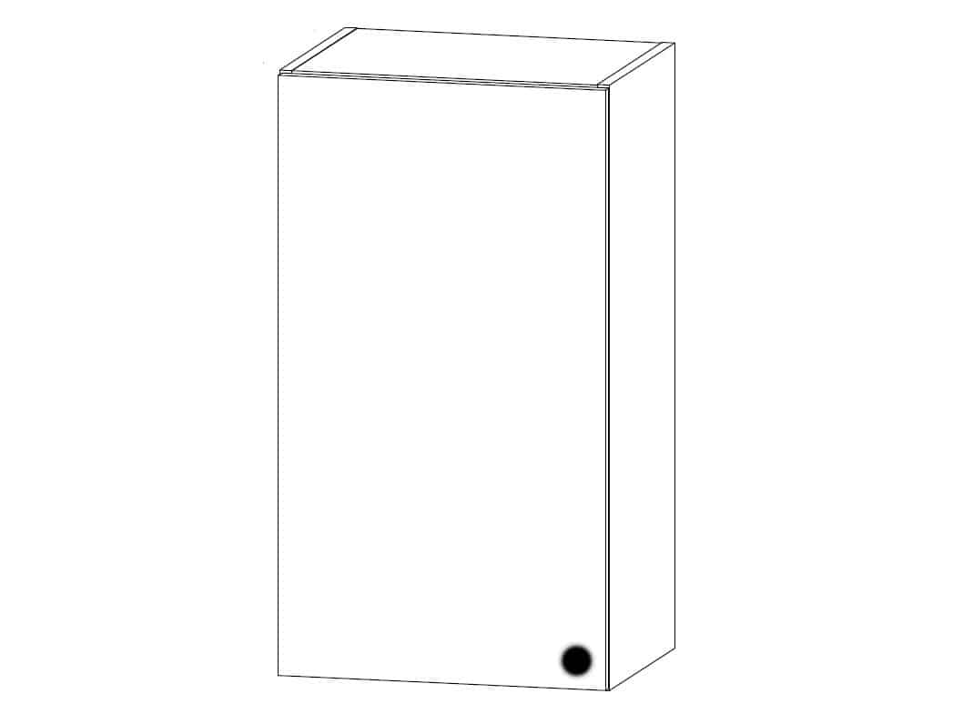 PROWANSJA horní skříňka G40 levá, borovice andersen