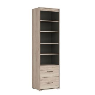 RONSE regál REG2S, dub san remo světlý/šedý wolfram